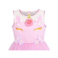 thumbnail image 4 of Girls Dress Unicorn Holiday Pink Tulle Princess Party 10 Years, 4 of 7
