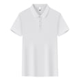 thumbnail image 1 of Timegard Hauts d'Été pour Femmes Grande Taille à Manches Courtes Chemise Boutonnée à Col Chic Décontractée Ample Hauts, 1 of 2