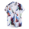 thumbnail image 1 of Cameland Chemise Décontractée à Manches Courtes pour Homme Style Hawaïen de Vacances Blouse T-Shirt, 1 of 9