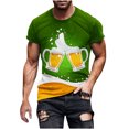 thumbnail image 1 of Chemises à Manches Courtes pour Hommes, Nouveau T-Shirt Mode pour Hommes, Imprimé Bière 3D, Manches Courtes, Col Rond, T-Shirt Décontracté, Haut de Sport, Blouses, Chemises pour Hommes, Manches Courtes, 1 of 5