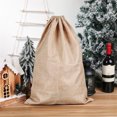 thumbnail image 4 of Reusable Christmas Gift Bags Christmas Printed Linen Gift Bag Santa Backpack Candy Bag Bag Reusable Gift Bags Christmas Christmas Reusable Gift Bags Small Christmas Bags for Gifts, 4 of 8