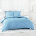 thumbnail image 1 of 800 Thread Count 100% Egyptian Cotton 3 Piece Duvet Set with Zipper Closure & Corner 3 Pc Duvet Set Solid Pattern, 1 of 4