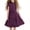 Purple, variant on SROBPTY Girls Dresses, Girls Summer Formal Ruffle Sleeve A Line Casual Dresses with Belt Blue 13 Years