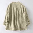 thumbnail image 3 of CEHVOM Chemise à Col Rond à la Mode des Femmes Dégagement Haut en Vrac, 3 of 6