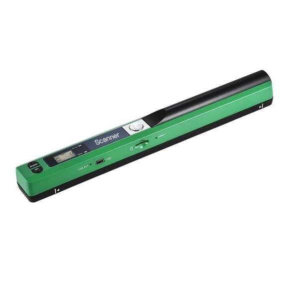 Yeacher Portable Handheld Wand Wireless Scanner A4 Size 900DPI JPG/PDF Formate LCD Display with Protecting Bag for Business Document Reciepts Books Images