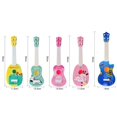 thumbnail image 5 of Petit Dessin Animé à Quatre Cordes Ukulele Simulation Instrument de Musique Enfant de Base Intérêt Musique Culture Jouets Bleu, 5 of 5