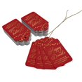thumbnail image 3 of Inkdotpot Pack Of 100 Real Gold Foil Paper Tags Happy Diwali Favor Hang Tags, 3 of 6