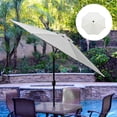thumbnail image 2 of mmirethe 10 Umbrella Replacement Canopy 8 Rib Outdoor Patio Top Cover Waterproof STOCK No.03, 2 of 6