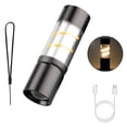 thumbnail image 1 of Fiudx Lampe Torche à Mini Zoom Flashlight à DEL Rechargeable Haute Puissance pour Camping en Plein Air, Lanterne Puissante Flashlight, 1 of 1
