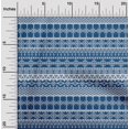 thumbnail image 1 of oneOone Georgette Viscose Blue Fabric Aztec Tribal Craft Projects Decor Fabric Printed By The Yard 42 Inch Wide, 1 of 1