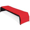 thumbnail image 5 of Topbuy Causeuse Longue Inclinable d'Extérieur en Rotin Réglable, 2 Pcs, avec Coussins Rouges, 5 of 5