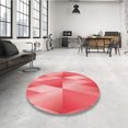 thumbnail image 4 of Ahgly Company Tapis d'Intérieur Rectangulaire Transitionnel Lavable à la Machine, Corail Clair Rose, 2 Pieds x 3 Pieds, 4 of 7