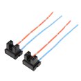 thumbnail image 2 of H7 Headlight Socket, Red Copper Headlight Bulb Wiring Harness 2Pcs/Set Heat Resistance Wear Resistance  For Car Retrofit, 2 of 8