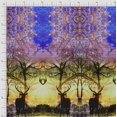 thumbnail image 3 of Soimoi Modal Satin Fabric Deer Panel Print Sewing Fabric Yard 42 Inch Wide, 3 of 3