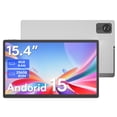thumbnail image 1 of Golzer Tablette Android 15, Grand Écran de 15,4 Pouces, 8 Go de RAM, 32 Go de ROM, Processeur Octa-Cœur MTK G99, Écran IPS Full HD 1080P, Batterie 10 000 mAh, Caméra Double 5+13 Mpx, Wi-Fi 5, Bluetooth 5.0, avec Protection d'Écran et Support., 1 of 4