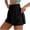 Black, variant on Yammkia Biker Shorts Women's Biker Shorts Workout Gym Shorts High Waist Tummy Control Hidden Scrunch Running Yoga Black,XL