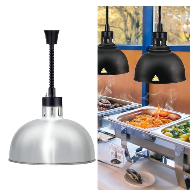 Food Heat Lamp Hanging Buffet Heating Lamp for Restaurant Hot Food Cafeteria