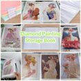 thumbnail image 4 of A3 30 Pags Diamond Painting Storage Book,Clear Pockets Art Plastic Sleeves Protectors,Large Portfolio Folder,Artwork Report Sheet Letter Storage, Binder for Artist,Photo Album Refill Pag, 4 of 5