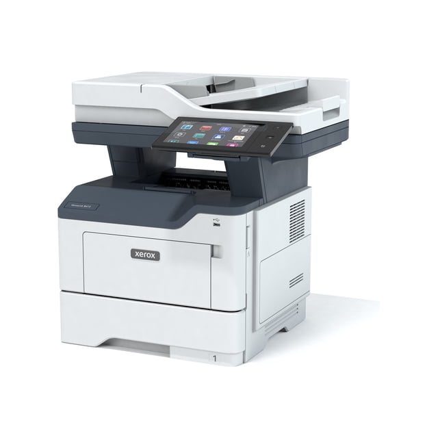 Xerox VersaLink B415 Imprimante Multifonction au design Épuré Blanc et Gris Foncé, Dotée d'Une Grande interface à Écran Tactile Ajustable. Cette Imprimante Tout-en-un Noir et Blanc Prend en Charge l'Impression Recto Verso et Offre des Vitesses jusqu'à 50 pages par minute. l'Imprimante Est Équipée de la Technologie Avancée Xerox ConnectKey, Offrant une Impression mobile, un Accès au Stockage Infonuagique et des Fonctions de Sécurité à Plusieurs Couches. Idéale pour les Environnements de Bureau Modernes.