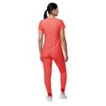 thumbnail image 4 of Adar Women's Sweetheart V-Neck Scrub Set, Heather Apple, XL, 4 of 7