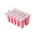 thumbnail image 2 of Agiferg Popsicle Molds 10 Pieces Silicone Ice Molds Tray Mold Reusable Easy Ice Maker, 2 of 4