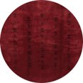 thumbnail image 1 of Ahgly Company Tapis d'Intérieur Ronds Abstraits Rouges Abstraits pour Aire, 3 Pieds Rond, 1 of 6