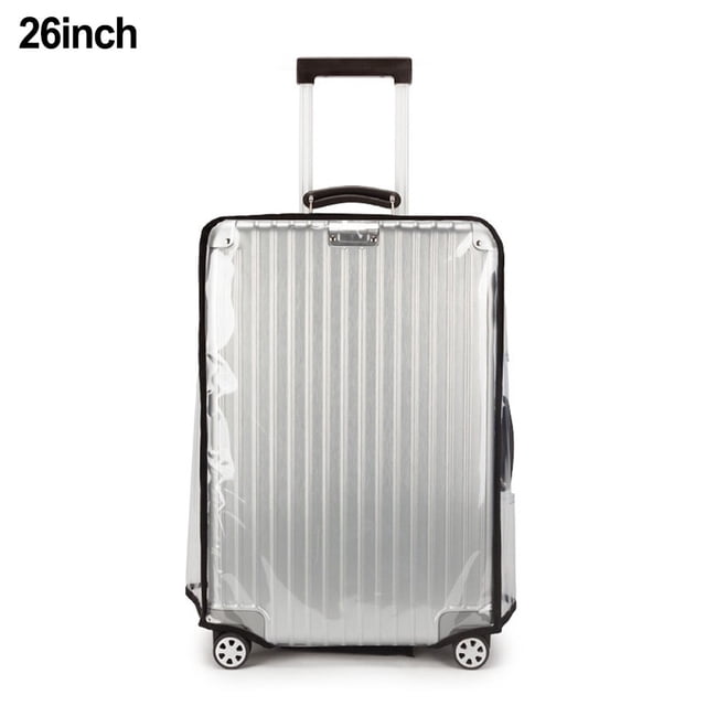 Bgsha Transparent PVC Travel Luggage Waterproof Suitcase Cover Washable Bag