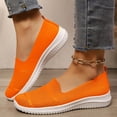 thumbnail image 2 of Mepaouo Chaussures Mocassins de Marche pour Femmes à Enfiler Légères à Bout Rond en Tricot Plates Espadrilles de Course Tennis, 2 of 8