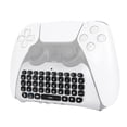 thumbnail image 1 of XYCCA Controller Keyboard for PS5, Wireless Blue Tooth 3.0 Mini Gamepad Chatpad with Built-in Speaker & 3.5mm Audio Jack for PS 5 Controller, Used to Send Message and Gaming, 1 of 5
