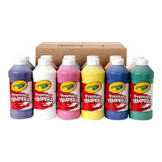 Crayola . 541216034 Peinture Tempera Premier Jaune 16 oz