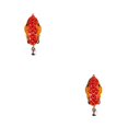 thumbnail image 3 of QualitChoice 1/2/3/5 Poisson Leurre Appât Artificiel 8cm Fabrication Taille Compacte Pas de Bavures Exquise Rotation Leurres Pêche Tackle Rouge 2PCS, 3 of 6