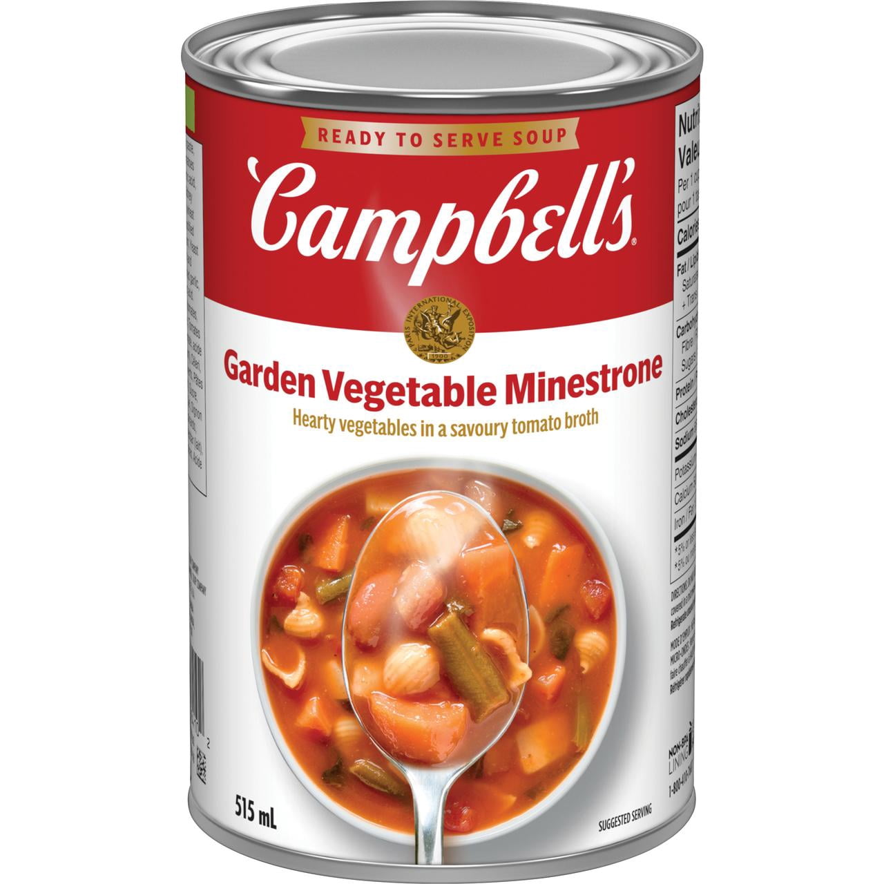 Campbell's® Ready to Serve Garden Vegetable Minestrone Soup, Shelf Stable