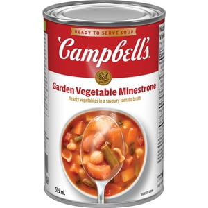 Campbell's® Prêt à servir Soupe aux Minétrons Légumes de jardin, Étagère stable