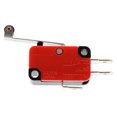 thumbnail image 2 of 4X Mini Limit Switch Long Hinge Lever Arm SPDT Snap Action LOT - Red and Black, 2 of 4