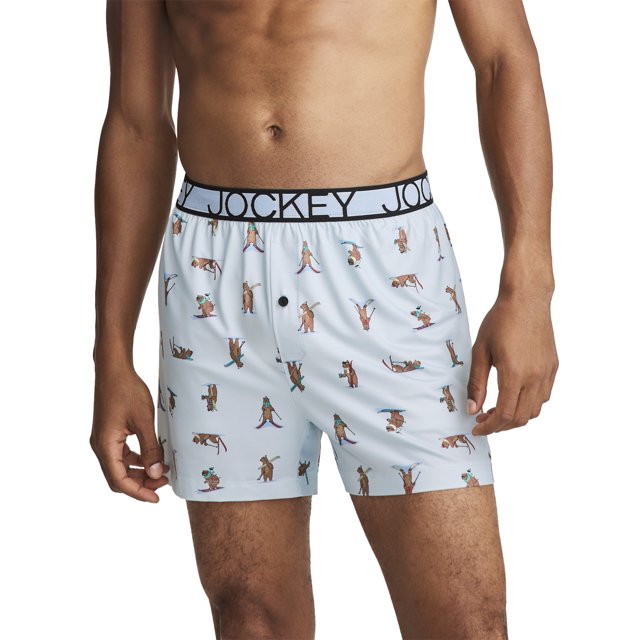 Jockey Men's Active Microfiber 4.5" Boxer