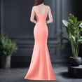 thumbnail image 3 of UPPADA Wedding Guest Dresses for Women One Shoulder Ruched Formal Evening Dress Wrap Ruffle Hem Dress Halter Bodycon Maxi Dress High Waist Party Prom Gown Cocktail Dress Deals, 3 of 4