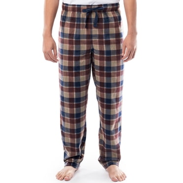 Pantalon lounge en molleton pour homme Fruit of the Loom, rouge et bleu