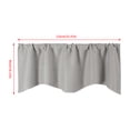thumbnail image 3 of WIFKLSIIPG Door Curtain Kitchen Shading Window Curtain Solid Color Pocket Fan Shaped Curtain Short Curtain 52 X 18 Inches, 3 of 9