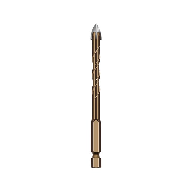 XZNGL Cross Four Blade Drill Bit Ceramic Tile Hexagonal Handle Brick Wall Cement Ceramic Perforated Drill