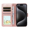thumbnail image 5 of Compatible with iPhone 17 Pro Case Wrist Strap Leather Dog Embossed Pocket Card Slot Holders, 5 of 5