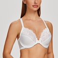 thumbnail image 4 of CHUANK Female Racerback Front Closure Unlined Underwire Bra for Women Black 34B, 4 of 6