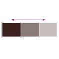 thumbnail image 2 of vidaXL Auvent Latéral Rétractable pour Patio 600x160 cm Brun, 2 of 5