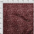 thumbnail image 3 of oneOone Georgette Viscose Maroon Fabric Abstract Sewing Craft Projects Fabric Prints By Yard 42 Inch Wide, 3 of 4