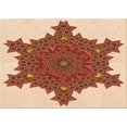 thumbnail image 1 of Ahgly Company Tapis d'Intérieur Lavables en Machine, Rectangle Transitionnel Brun Acajou, 7' x 10', 1 of 7