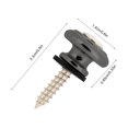 thumbnail image 4 of Verrou de Sangle de Basse, 10 Pcs Verrou de Sangle de Guitare Verrou de Sangle de Guitare Épingle d'Extrémité de Sangle de Guitare Construction Robuste, 4 of 9