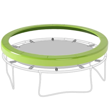 Soozier 14FT Trampoline Pad Spring Cover, Waterproof, Green