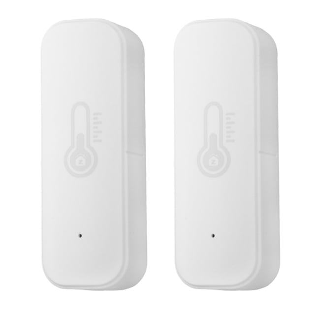 LEFU pour Capteur de Température et d'Humidité Zigbee Compatible avec l'Intégration de la Maison Intelligente Tuya, Alertes en Temps Réel, Batterie Longue Durée, Installation Flexible pour Usage Intérieur