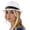 White, variant on Straw Fedora Hat For Women Men Summer Beach Sun Hat Packable Roll Up Brim Lightweight Breathable Outdoor Travel