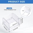 thumbnail image 2 of Uxcell 4.53 x 3.98 x 2.95 Inch Outlet Cover Box, Transparent, 2 of 7