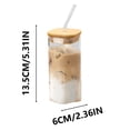 thumbnail image 2 of RKSTN coffee mug 350ml Coffee Glass Cup High Appearance Milk Tea Coffee Cup, 2 of 5